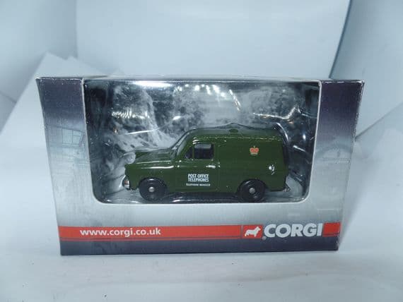Corgi Trackside DG207 Ford Anglia Van POST OFFICE TELEPHONES GPO Green