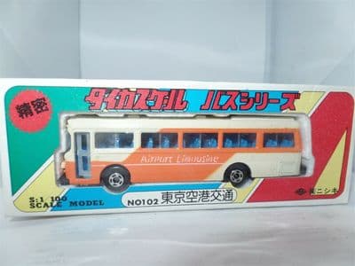 Dica Scale Dicascale 102 1/100 Scale Japan Japanese 1 Door Bus Orange Airport