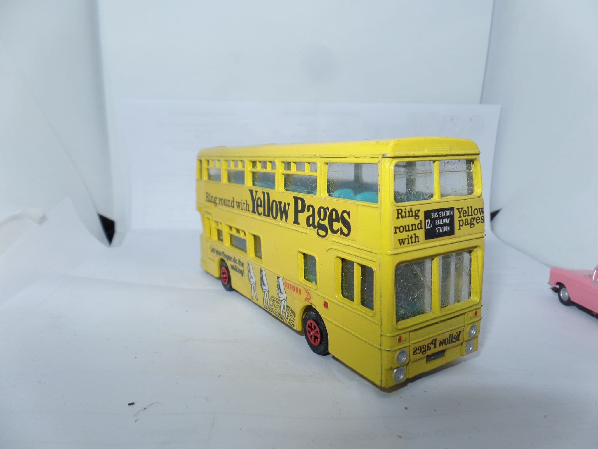 Dinky Atlantean 2 Door Bus 295 Yellow Pages Oxford NBC UB