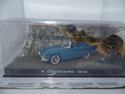 DY017 JAMES BOND CARS COLLECTION 1/43 O Scale Sunbeam Alpine Dr. No