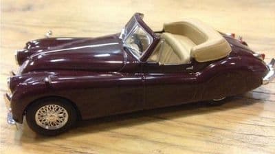 EF10 1/43 Scale Jaguar XK140 - Maroon - New on blister
