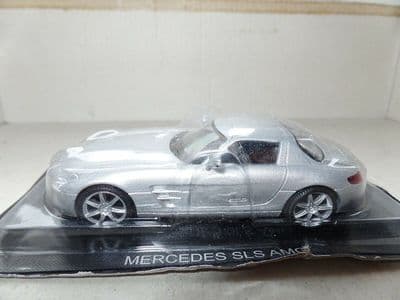 EF13 1/43 Scale Mercedes SLS AMG Silver - New on blister