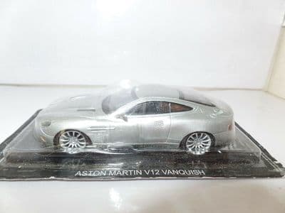 EF16 1/43 Scale Aston Martin V12 Vanquish - Silver  - New on blister