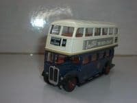 EFE 101002B Ex London AEC RT Bus 130 Birmingham via Halesowen Smiths Beer MIMB