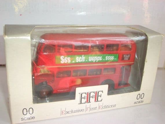 EFE 10104 1/76 AEC RT Bus Schweppes London Transport Route 81B Heathrow Airport