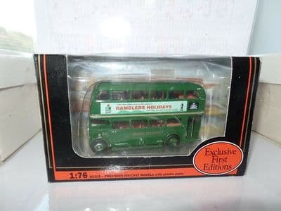 EFE 10121F AEC RT Bus London Transport Green Ramblers Holidays 97 Northolt