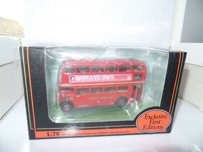 EFE 10122  AEC SRT London Transport Bus Womans Own Route 24 Hampstead Heath MIMB
