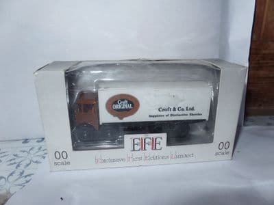EFE 11001 AEC Mammoth Major 4 Axle Box van Lorry Croft Original Sherry Boxed