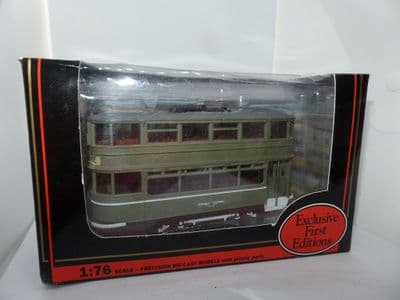 EFE 13404 Leeds City Transport Horsfield Tram Leeds Wartime Camo Green