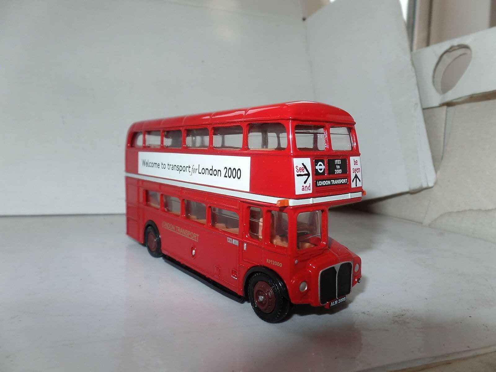 EFE 15628A AEC Routemaster Bus Farewell London Transport RARE BLACK ADVERT