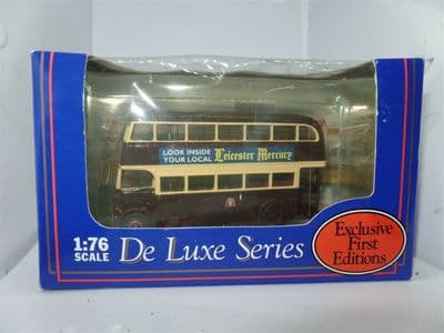 EFE 15901DL Leyland Titan PD1 Bus Leicester City DeLuxe Brown Cream Mercury MIB