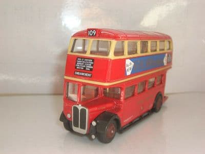 EFE 16401 AEC RT Roofbox Bus London Transport National Savings Embankment 109 UB