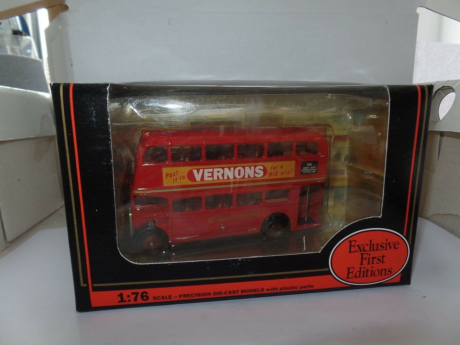 EFE 16404 AEC RT Roofbox Bus London Transport Vernons Route 158 Rayners  Lane MIB