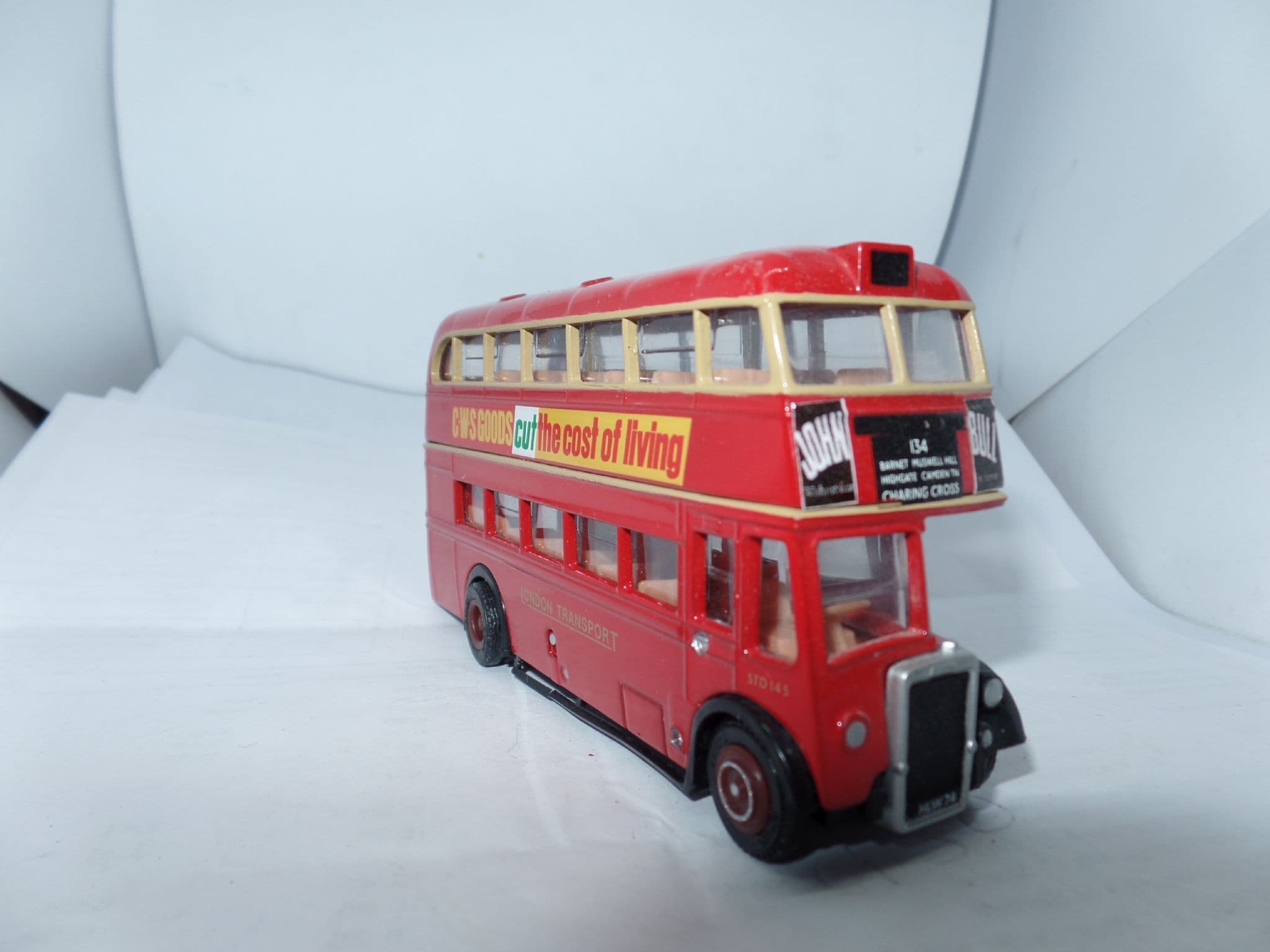 EFE 202x Leyland STD Code 3 Bus London Transport 134 Charing Cross