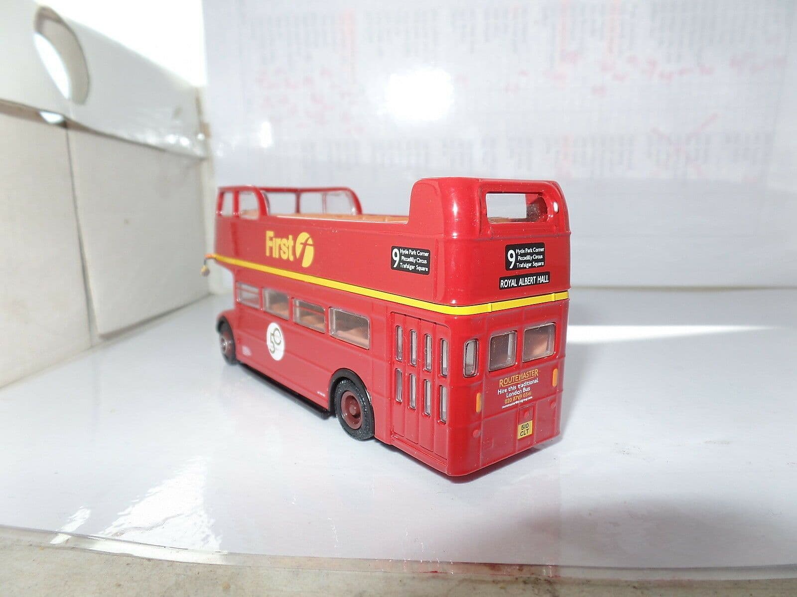 EFE 33105 AEC Routemaster RMC Opentop First London Heritage Route 9 ...