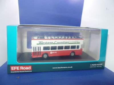 EFE 40803 E40803  Leyland Atlantean Sea Dog Red Bus NBC Westward Ho!