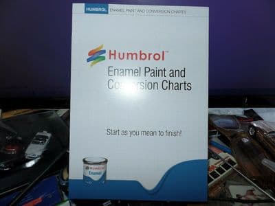 Humbrol P1158 Enamel Paint Colour and Conversion Charts 2018 Hi Spec Printing