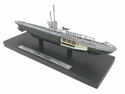 HX11 Atlas DeAgostini 1/350 Scale Submarine German Germany U Boat U59 1940 WWII