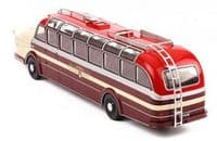 IXO BUS010 1/43 SCALE Krupp titanium 080 Coach Bus Dark Red / Beige 1951