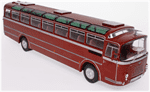 IXO Hachette PD038 1/43 Scale Van Hool VHF 306  Red Coach 1961 Belgium