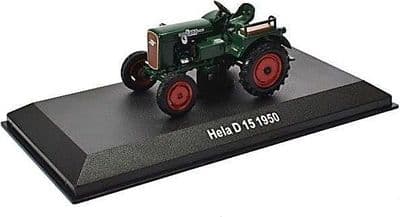IXO HL17 1/43 Scale Hela d 15 1950 German Tractor Green Red Wheels