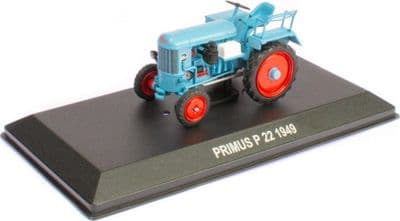 IXO HL33 1/43 ScalePRIMUS P 22 Tractor - 1949 German Tractor Blue Red Wheels
