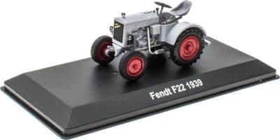 IXO HL48 1/43 Scale Fendt F22 Tractor 1939 - Grey German Tractor