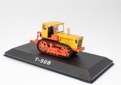 IXO MR070 1/43 Scale  T-50V T50B Moldova 1962 Tractor Yellow Orange Tracks