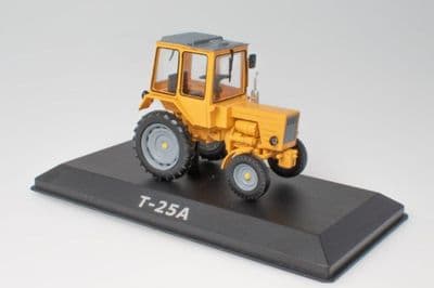 IXO MR124 1/43 Scale T-25A Belarus 1986 Russian Tractor Orange