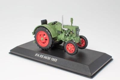 IXO MR125 1/43 Scale IFA RS 04/30 1953 - West Germany  Russian Tractor Green  Red Wheels