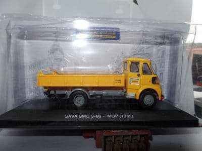IXO MW04 1/43 Scale Sava BMC S-66 Leyland FG 1962 Van MOP Yellow 1 Mirror