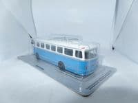Kultowe Auta PRL JM18 1/72 Autobus SAN H-100A Bus  Coach Blue