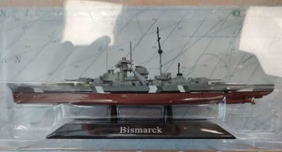 KZ01 Atlas DeAgostini 1/1250 Scale Bismarck German  Battleship 1941
