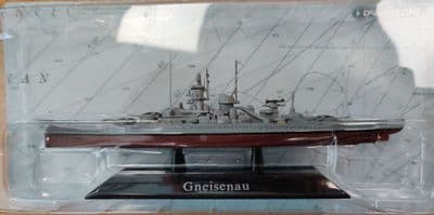 KZ05 Atlas DeAgostini 1/1250 Scale Gneisenau German  Battleship 1930
