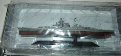 KZ12 Atlas DeAgostini 1/1250 Scale German Tirpitz Battleship 1939
