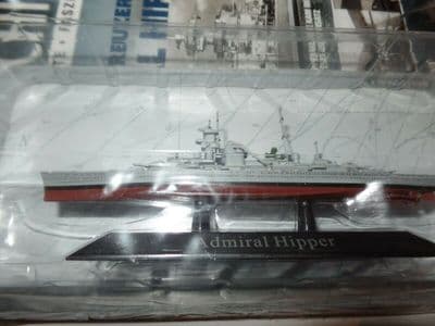 KZ16 Atlas DeAgostini 1/1250 Scale German Admiral Hipper Heavy Cruiser 1937