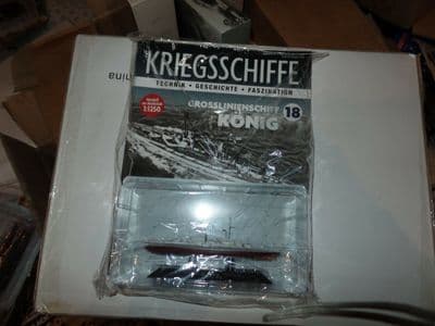 KZ18 Atlas DeAgostini 1/1250 Scale German Sms Koenig Light Cruiser Grossliniensc