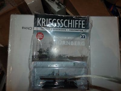 KZ22 Atlas DeAgostini 1/1250 Scale German Nurnberg Light Cruiser 1934