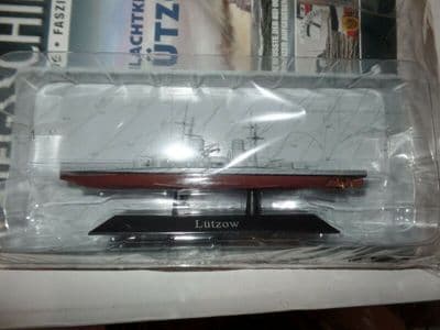 KZ39 Atlas DeAgostini 1/1250 Scale German Lutzow Battle Cruiser 1915