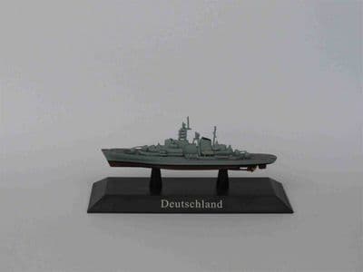 KZ47 Atlas DeAgostini 1/1250 Scale German DEUTSCHLAND Training ship 1960