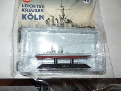 KZ50 Atlas DeAgostini 1/1250 Scale German Brandenburg Class Class Frigate 1994
