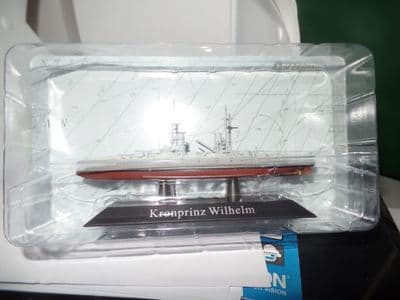 KZ54 Atlas DeAgostini 1/1250 Scale German KRONPRINZ WILHELM Battleship 1914