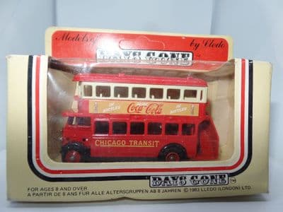 Lledo DG015 AEC Regent Bus Chicago Transport Coca Cola Boxed
