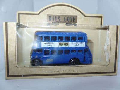 Lledo DG015031 AEC Regent Bus AUTUMN 1993 COLLECTORS CLUB DIECAST BOXED