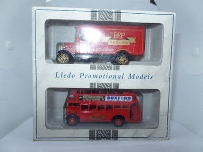 Lledo DG068 AEC Regent Open Bus DG43 Morris Van 1998 International Show Set RDP Pubs