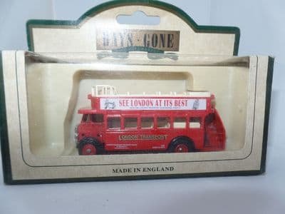 Lledo DG068002 AEC Regent Open Bus London Transport Sightseeing