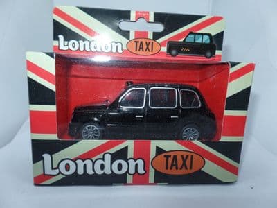 London Taxi Cab Taxicab TX4 Black Union Jack Box