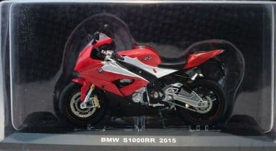 LS02 1/18 Scale BMW S1000RR - Red / White 2015 - Motorcycle Motorbike