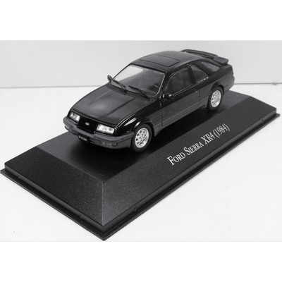LX47 1/43 SCALE 1984 FORD SIERRA XR4 IN Black NEW IN BLISTER PACK c/w mag