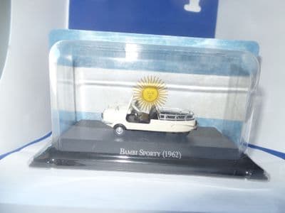 LX88 1/43 SCALE Bambi Sporty White Cream 1962 made in Argentina